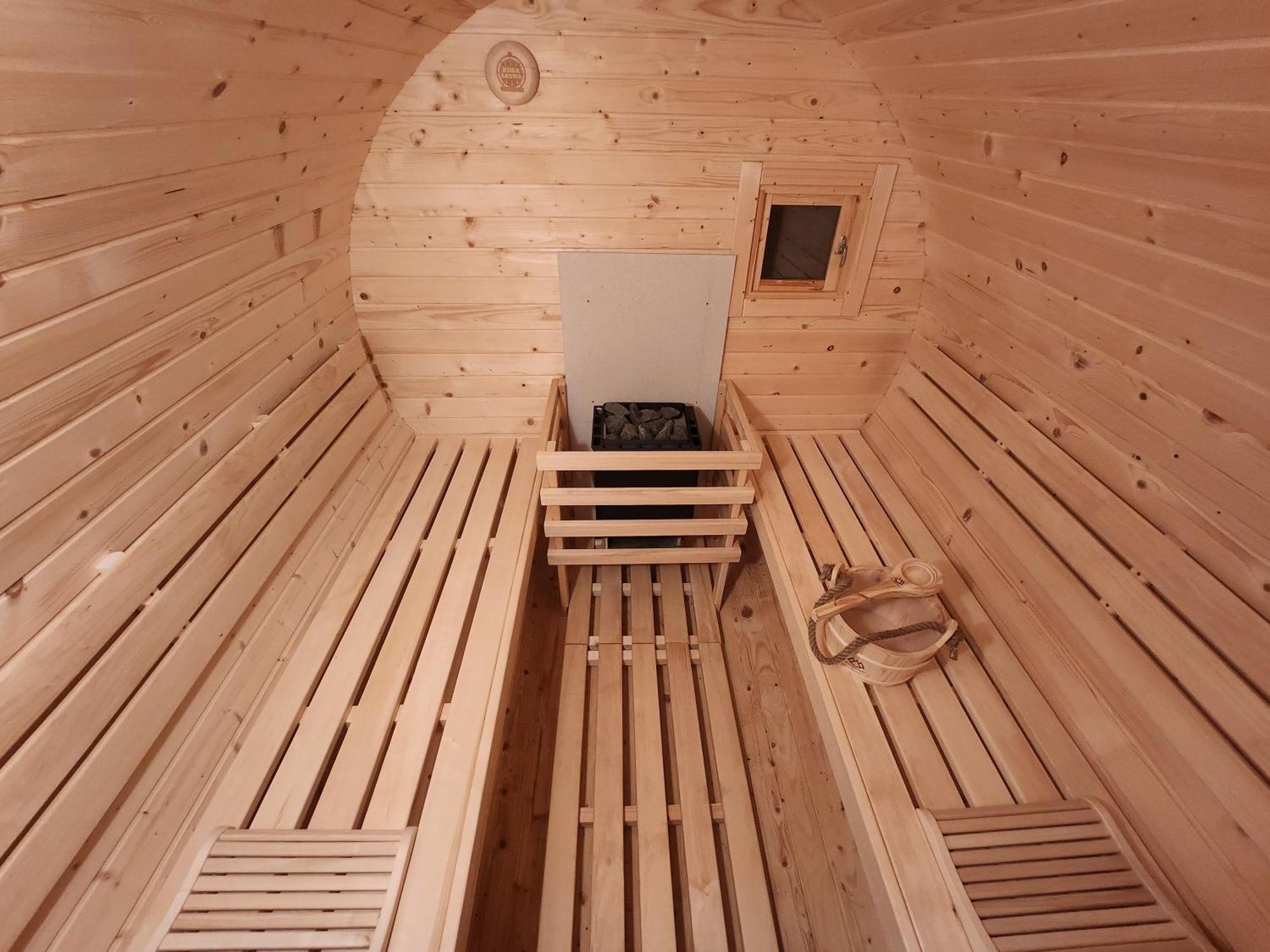 Haus Strandkoerv Mit Fass-Sauna Loddin Eksteriør billede