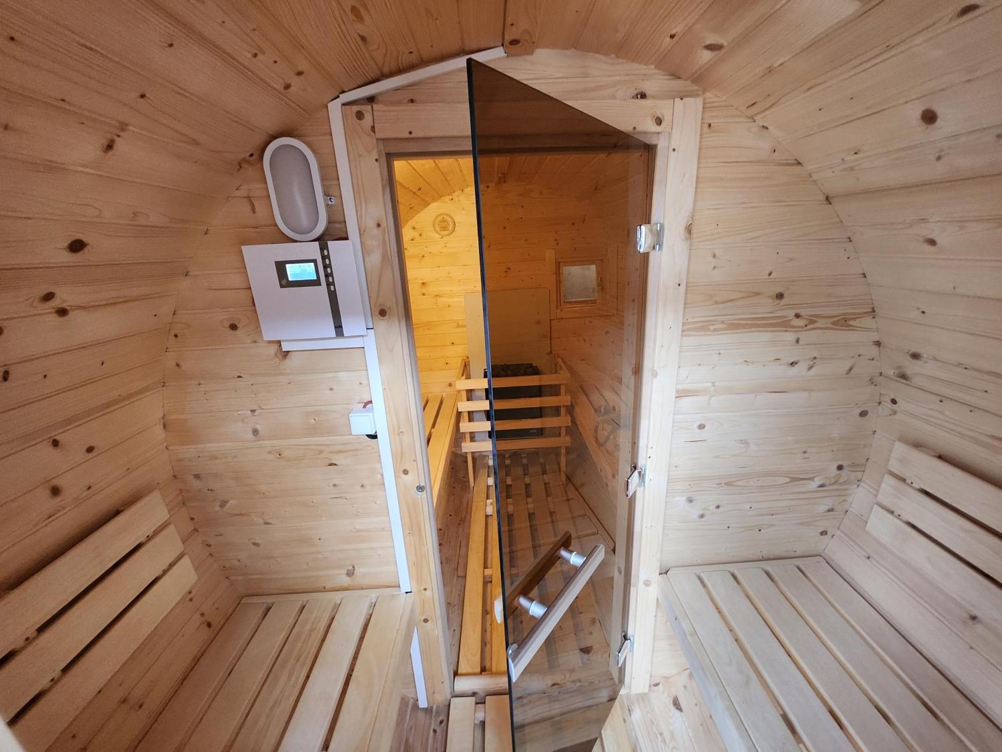 Haus Strandkoerv Mit Fass-Sauna Loddin Eksteriør billede