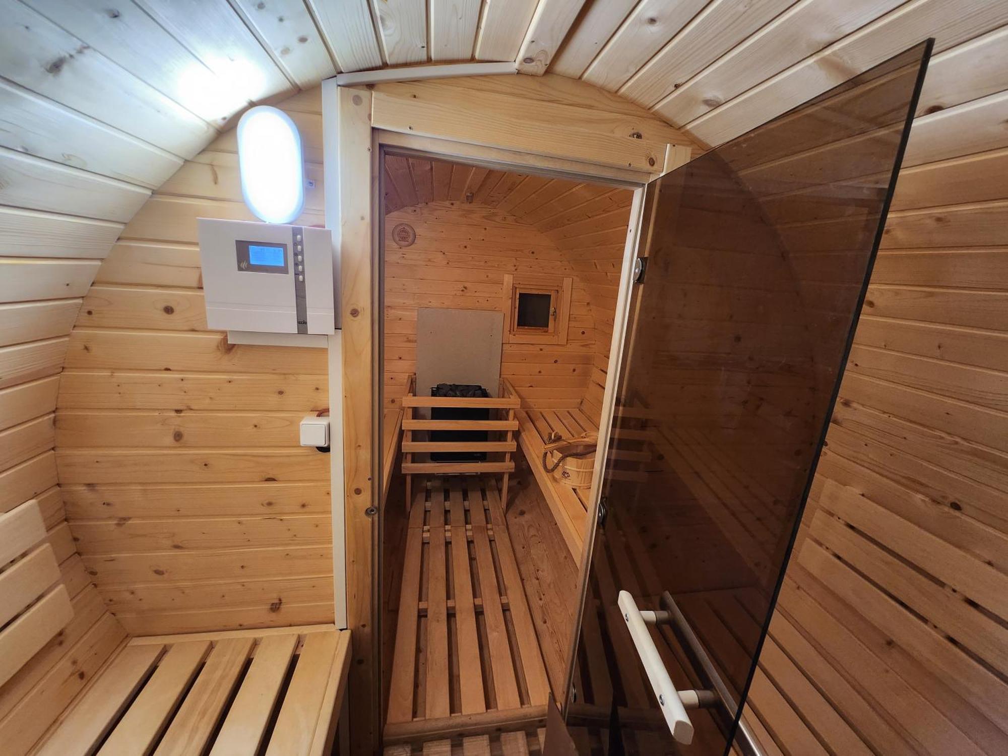 Haus Strandkoerv Mit Fass-Sauna Loddin Eksteriør billede